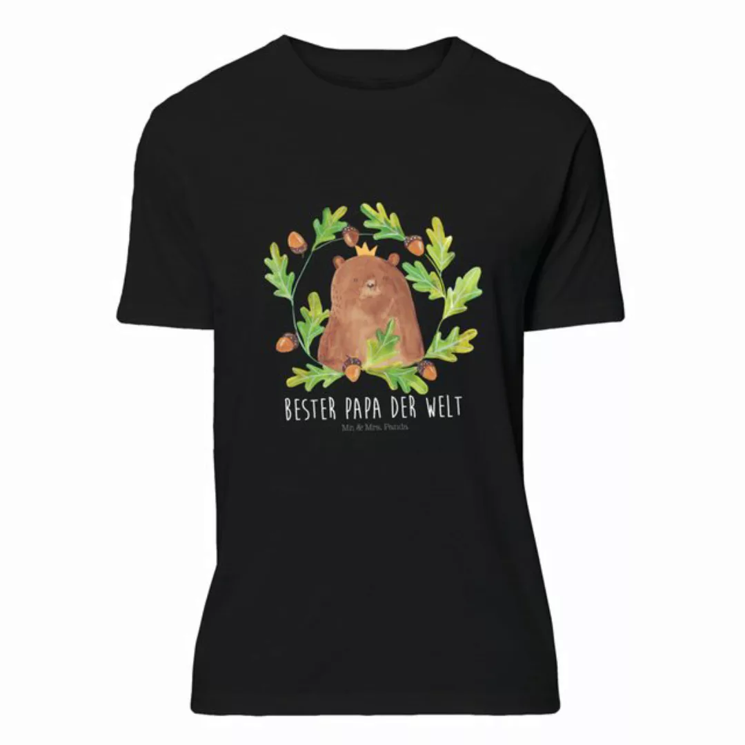 Mr. & Mrs. Panda T-Shirt Bär König - Schwarz - Geschenk, Teddybär, Vater, S günstig online kaufen