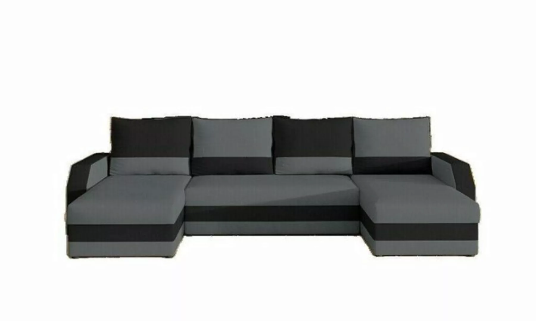 JVmoebel Ecksofa Eck Stoff Ecksofa U-Form Sofa Couch Design Textil Couch, M günstig online kaufen