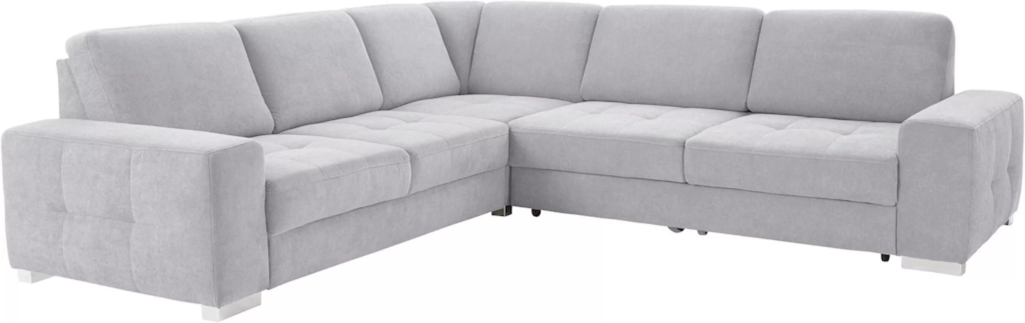 sit&more Ecksofa »Santorini L-Form«, mit Federkern und Sitztiefenverstellun günstig online kaufen