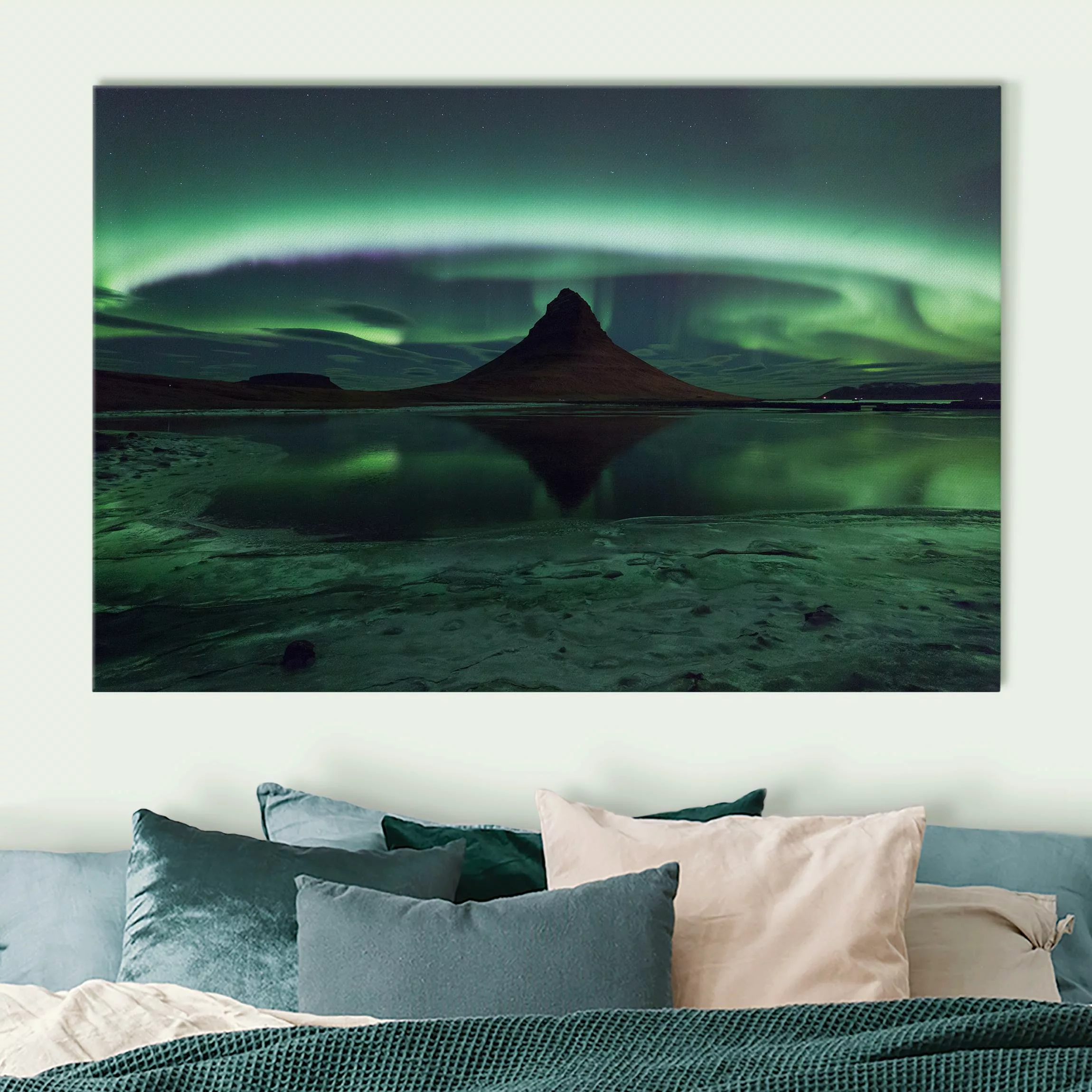 Akustikbild Polarlicht in Island günstig online kaufen