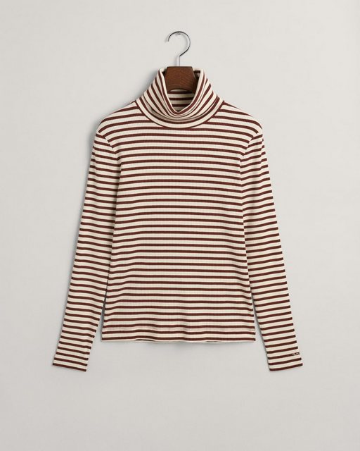 Gant Sweatshirt SLIM STRIPED RIBBED TURTLENECK günstig online kaufen