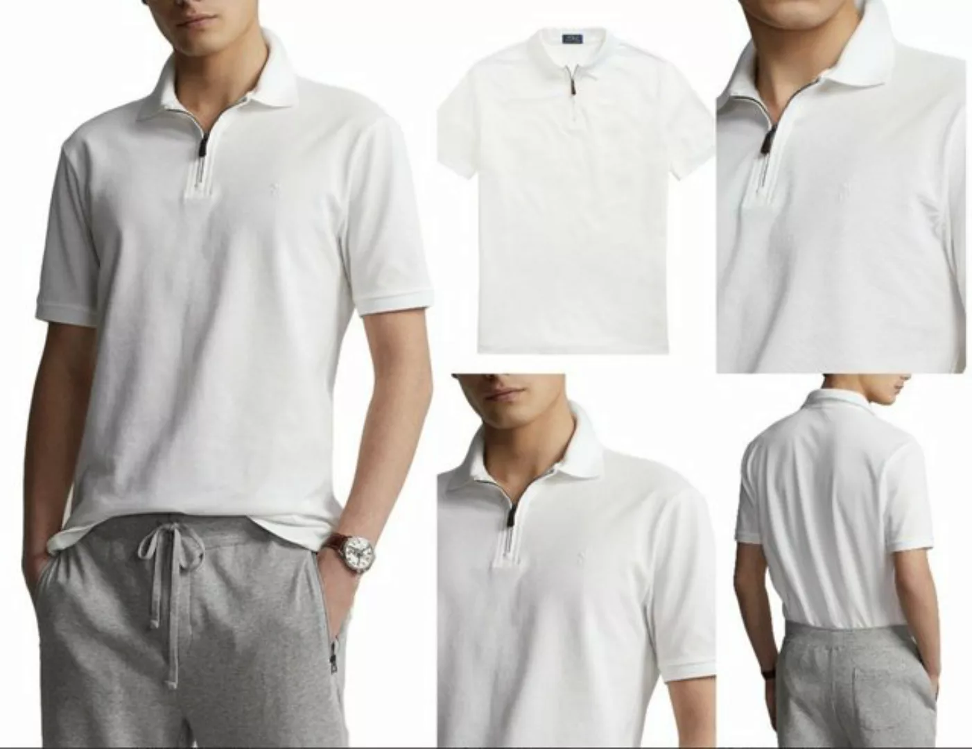 Ralph Lauren Poloshirt POLO RALPH LAUREN Custom Slim Fit Mesh Stretch Poloh günstig online kaufen