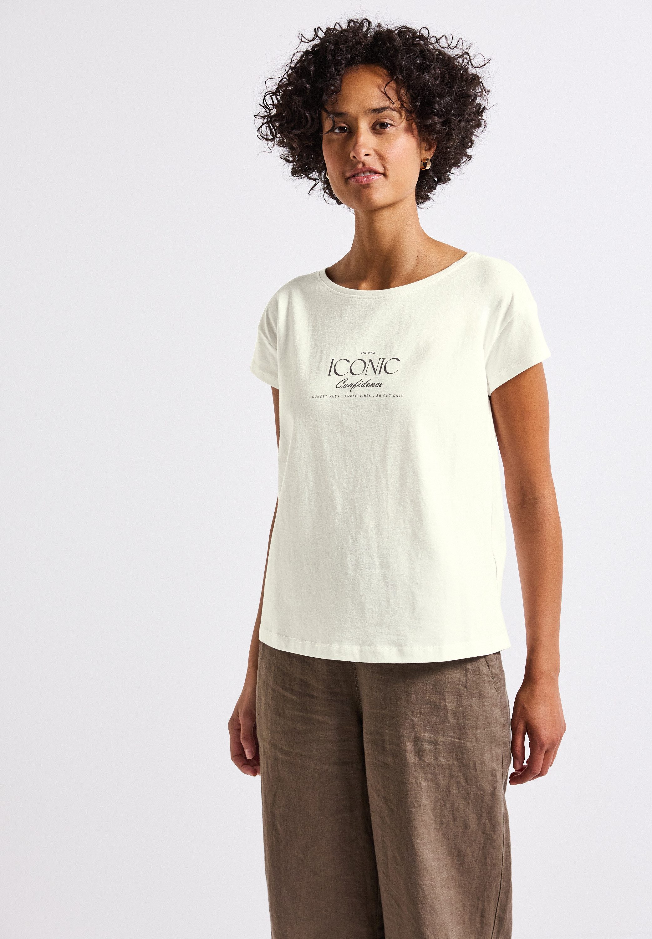 STREET ONE T-Shirt, aus reiner Baumwolle günstig online kaufen