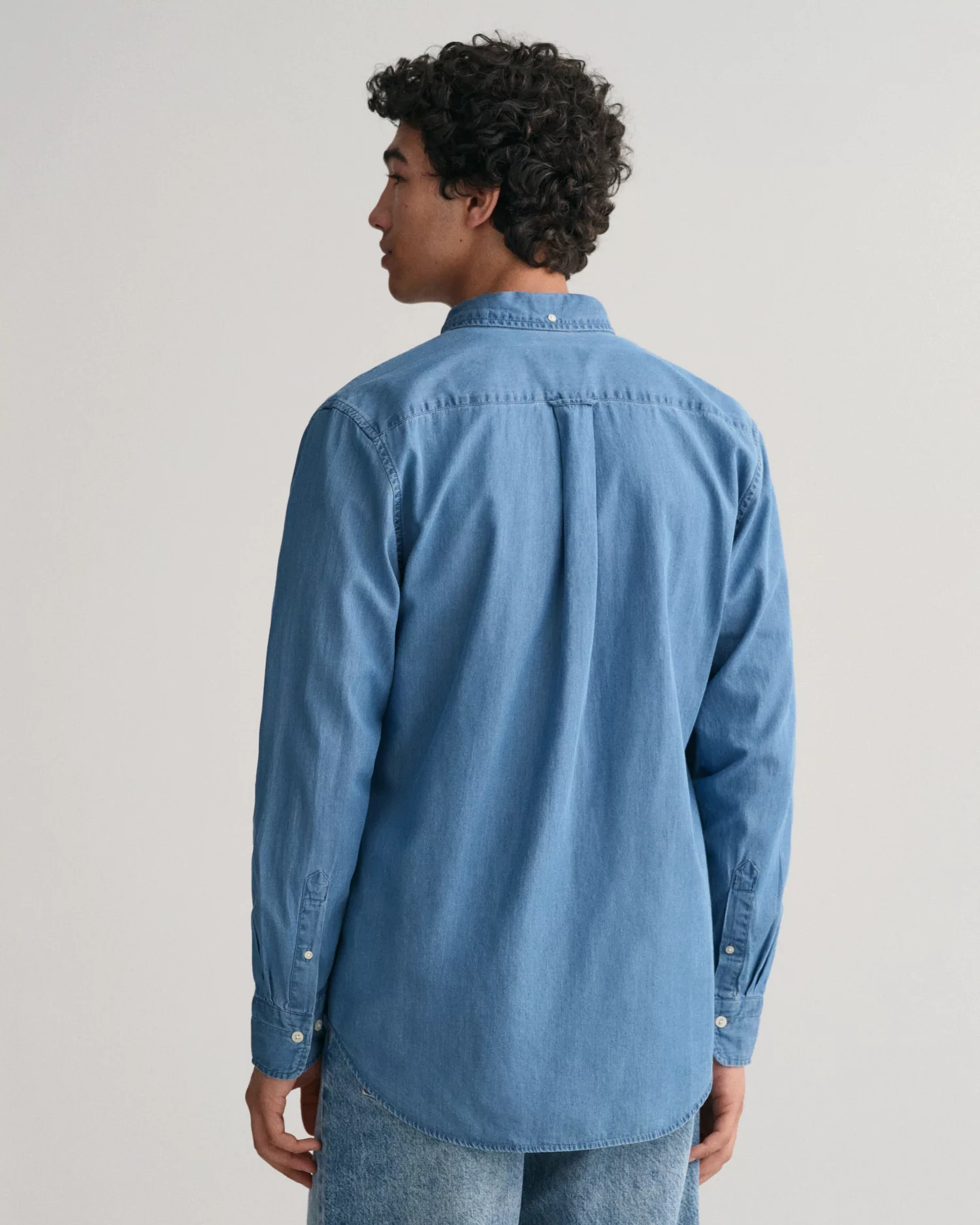 Gant Langarmhemd "Regular Fit Denimhemd Jeanshemd pflegeleicht" günstig online kaufen