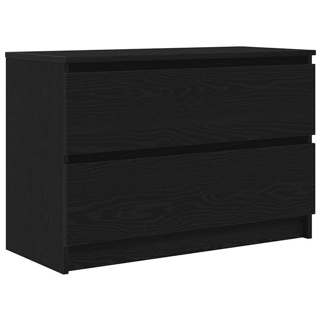 vidaXL Schrankmodule TV-Schrank Schwarz 80x35x54 cm Holzwerkstoff günstig online kaufen