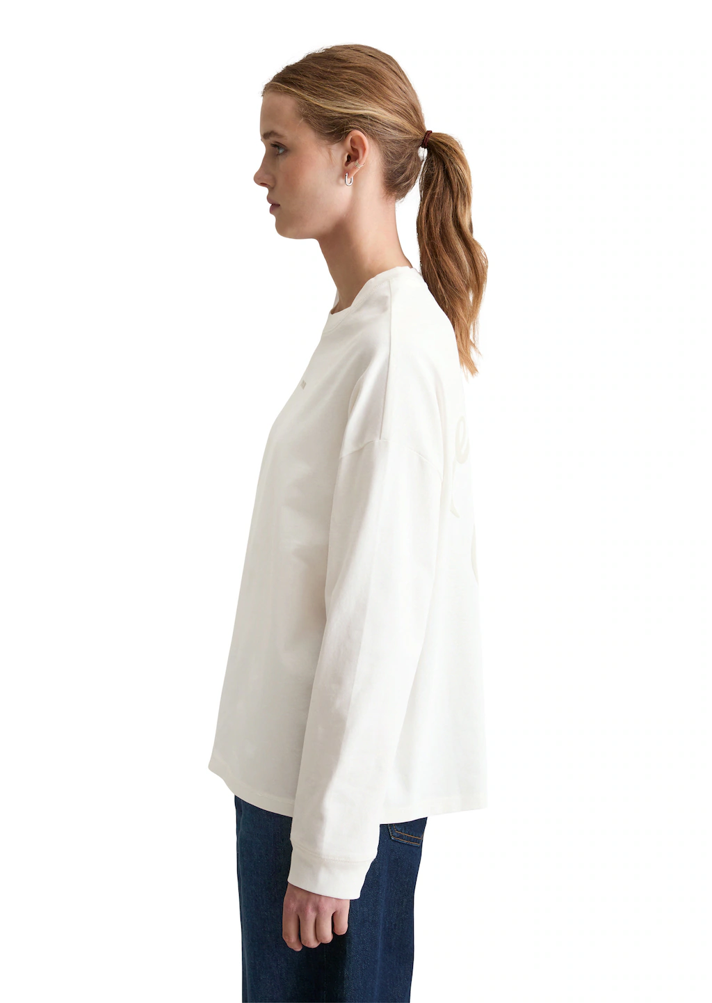 Marc OPolo DENIM Langarmshirt "aus Organic Cotton" günstig online kaufen