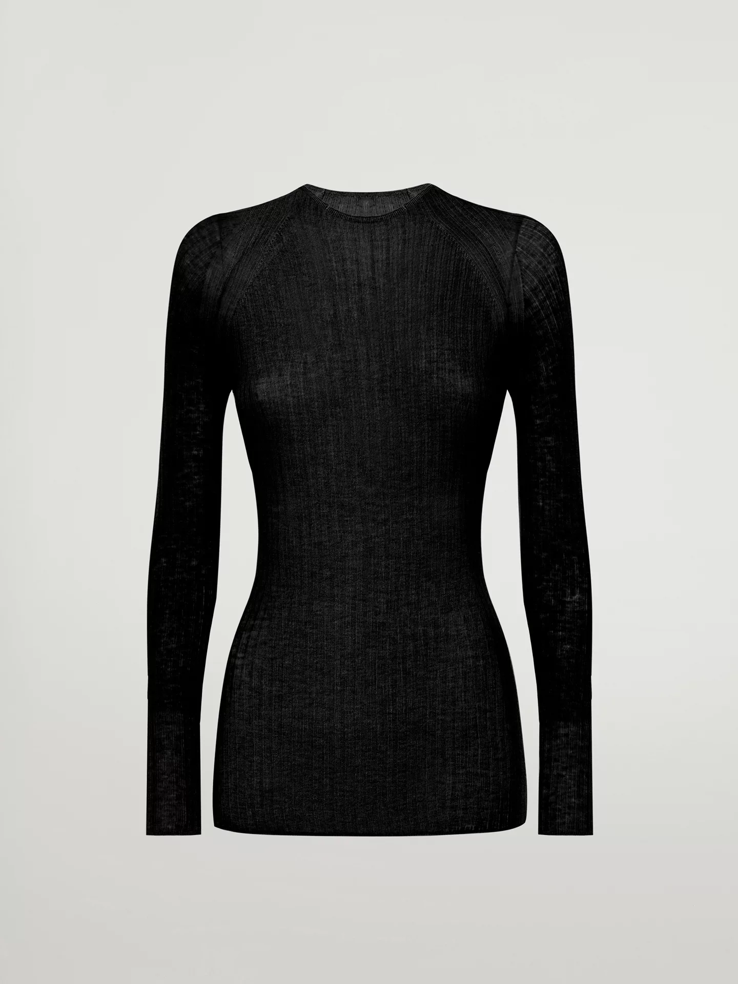 Wolford - Air Wool Top Long Sleeves, Frau, black, Größe: L günstig online kaufen