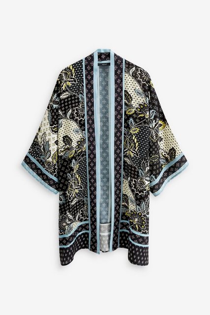 Next Blusenkimono Langer Kimono mit Blumenbordüre (1-tlg) günstig online kaufen