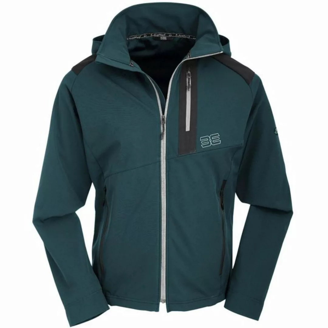 Maul Softshelljacke Galtür - Herren Softshelljacke mit Kapuze dark petrol günstig online kaufen