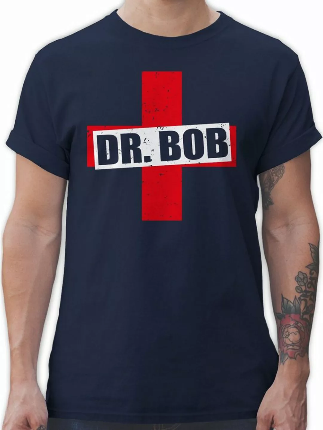 Shirtracer T-Shirt Dr. Bob Kostüm Kreuz Karneval & Fasching günstig online kaufen