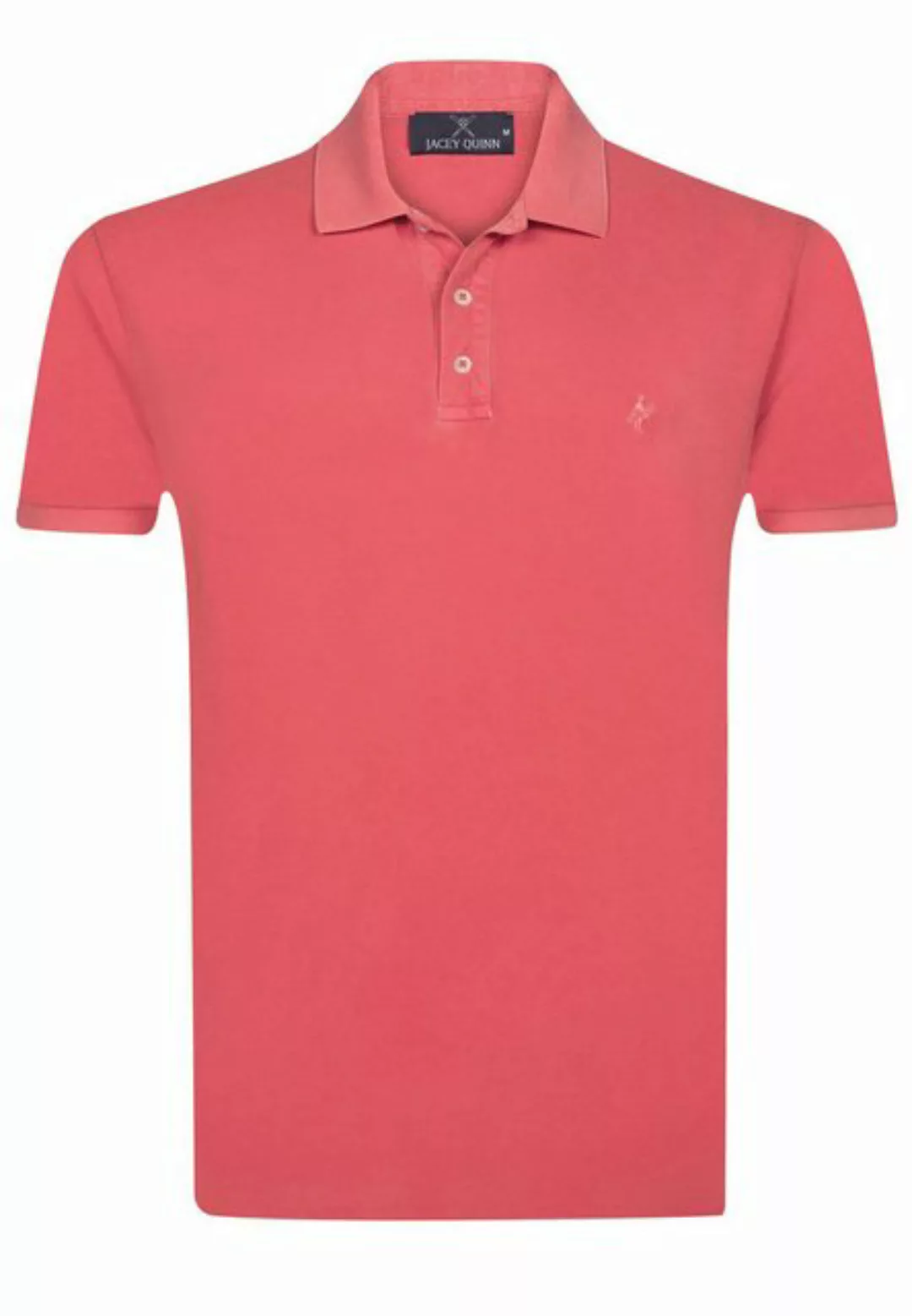 Jacey Quinn Poloshirt Garment Dye Polo Shirt Short Sleeve günstig online kaufen