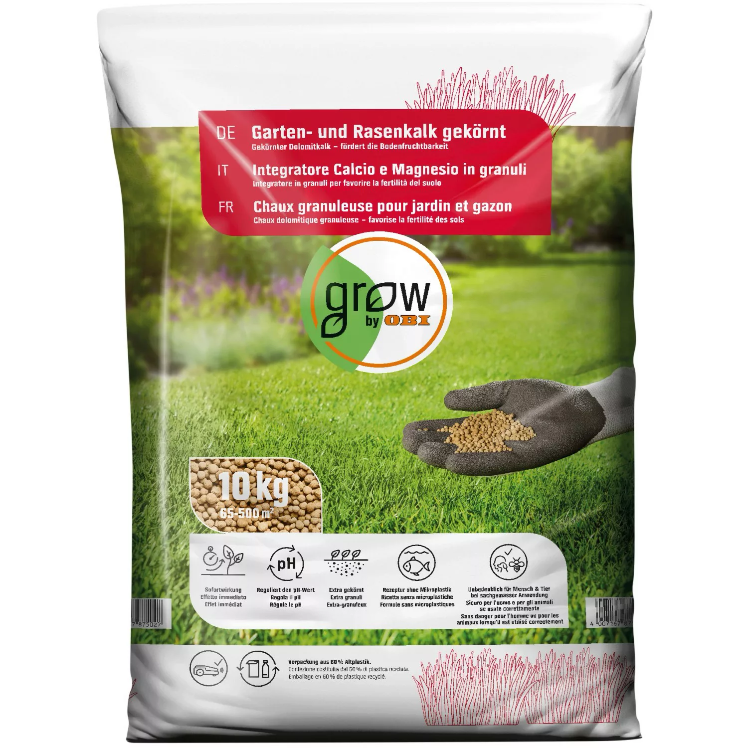 OBI Garten- und Rasenkalk Dolomitkalk 10 kg günstig online kaufen