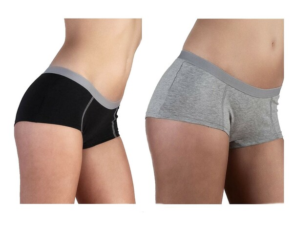 4 Er Pack Mix Damen Boyshort Slip Bio-baumwolle Panty Panties Unterhose günstig online kaufen
