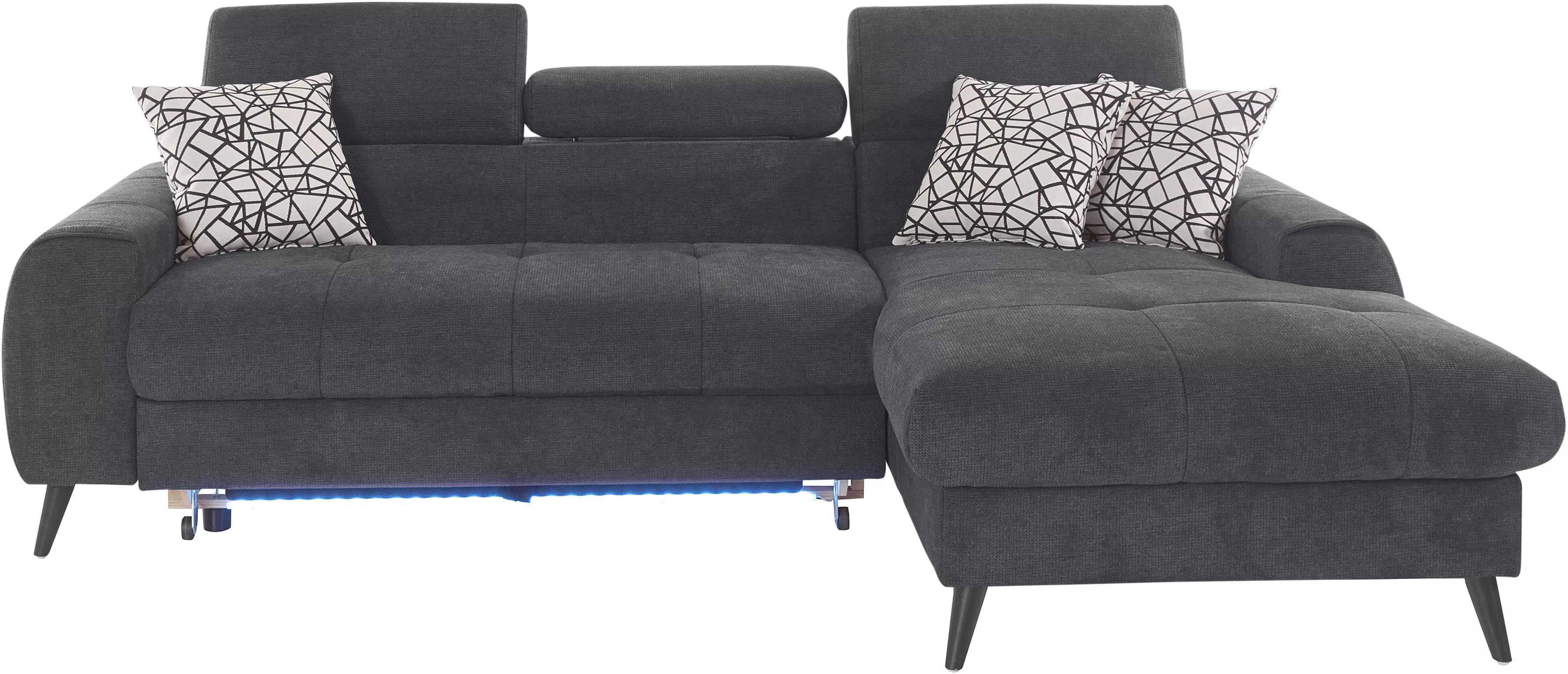 COTTA Ecksofa "Mia L-Form", 3-tlg.-Kissen-Set, Recamiere, wahlweise mit ode günstig online kaufen