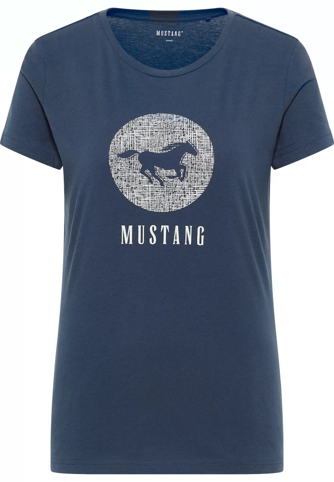 MUSTANG Kurzarmshirt Print-Shirt günstig online kaufen