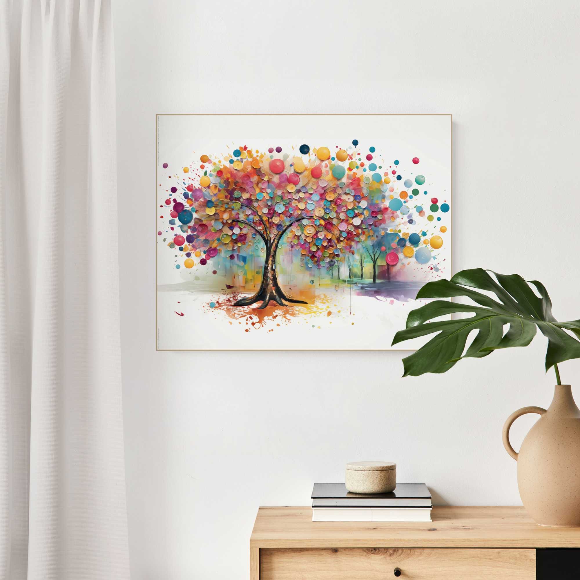 Reinders Wandbild "Tree of Colours" günstig online kaufen