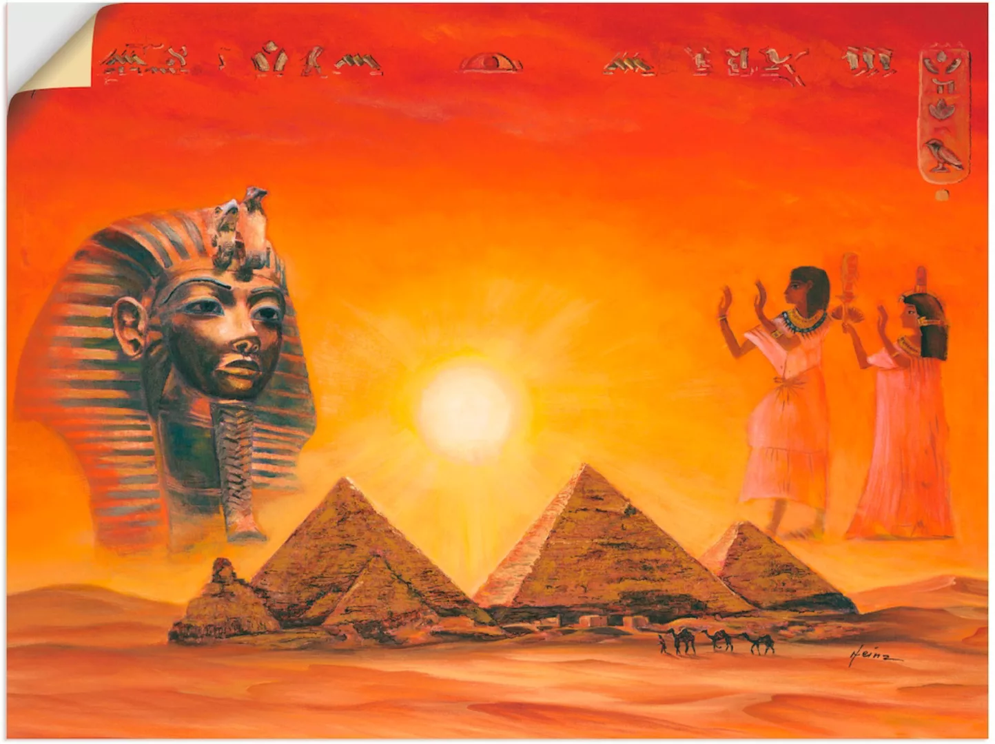 Artland Wandbild "Ägyptische Impressionen", Afrika, (1 St.) günstig online kaufen