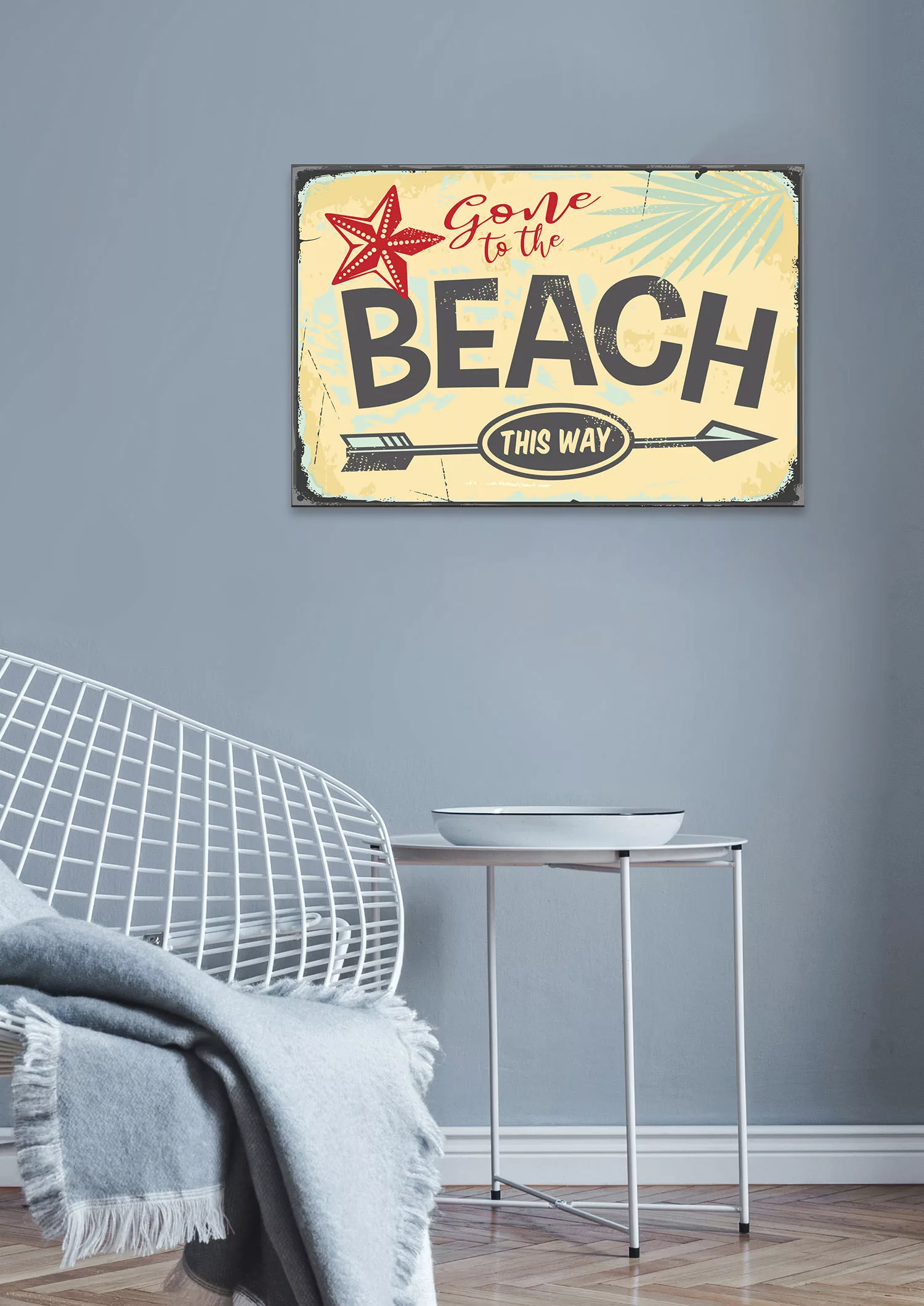 queence Metallbild "To The Beach", (1 St.), Stahlschilder günstig online kaufen