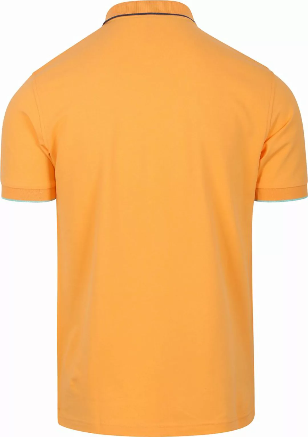 Sun68 Poloshirt Small Stripe Collar Orange - Größe XL günstig online kaufen