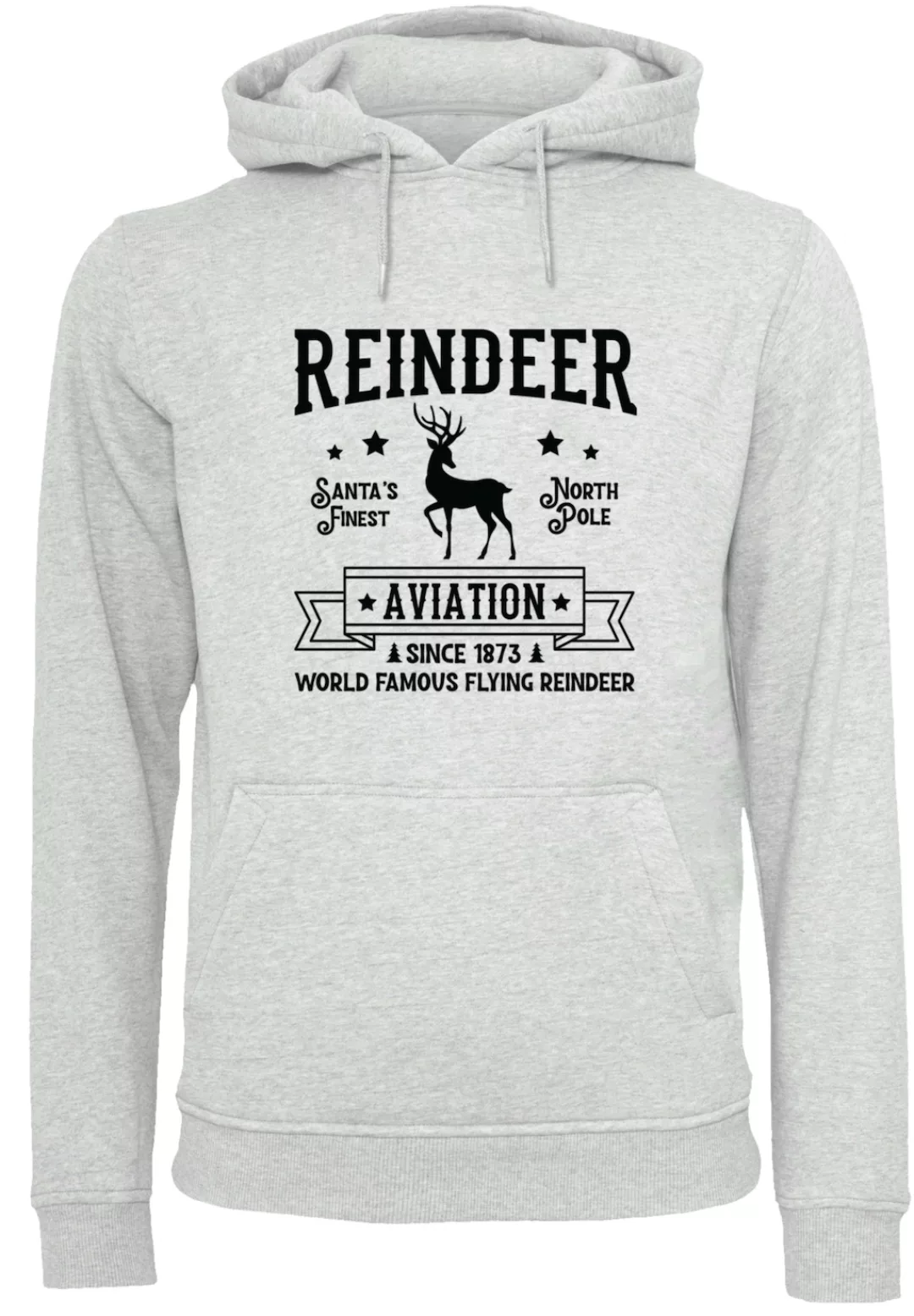 F4NT4STIC Kapuzenpullover "Reindeer Aviation Retro Christmas Sign", Premium günstig online kaufen