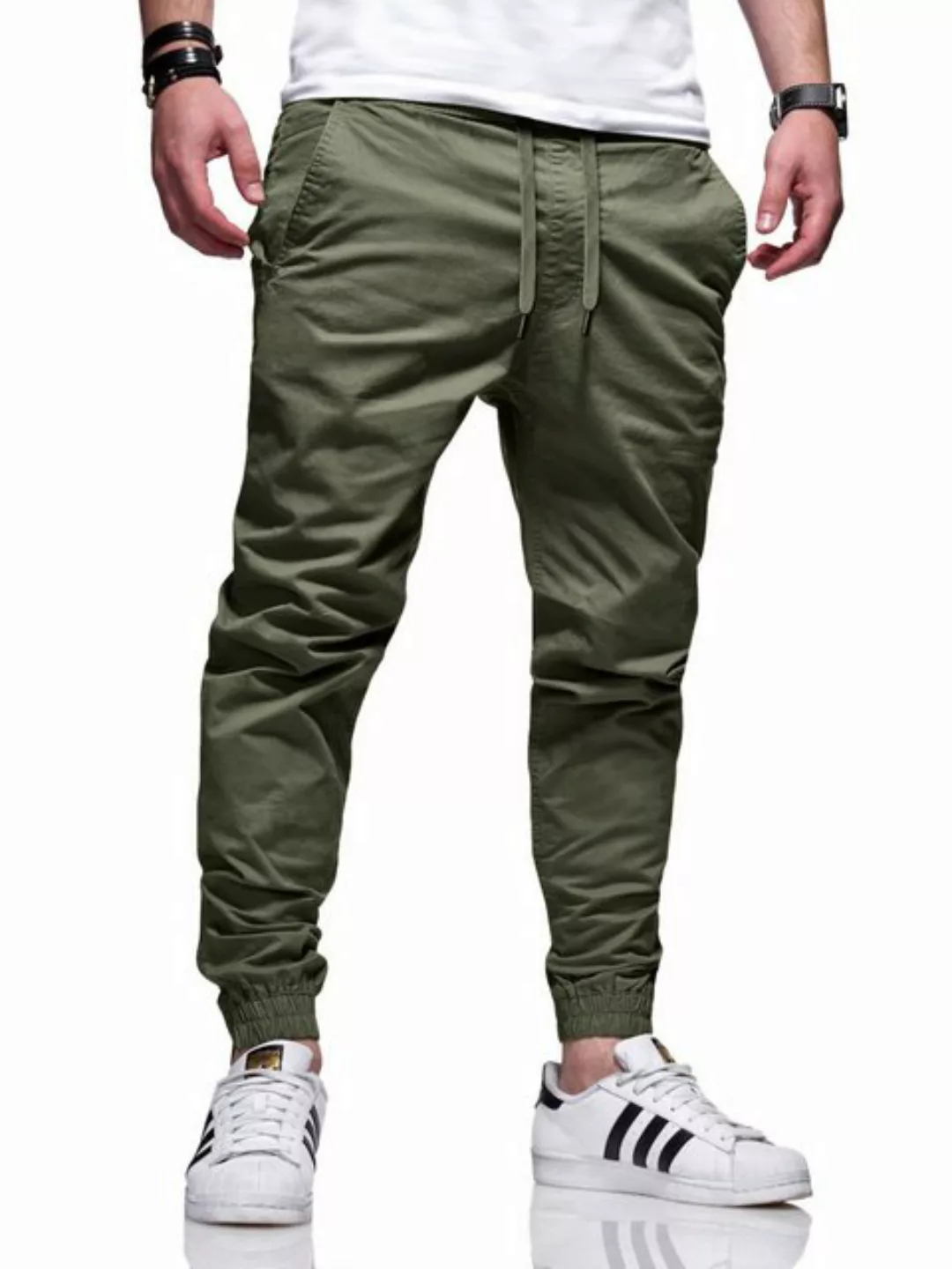 behype Chinohose BHFORLI Herren Chino Jogger Jeans Hose Freizeithose günstig online kaufen