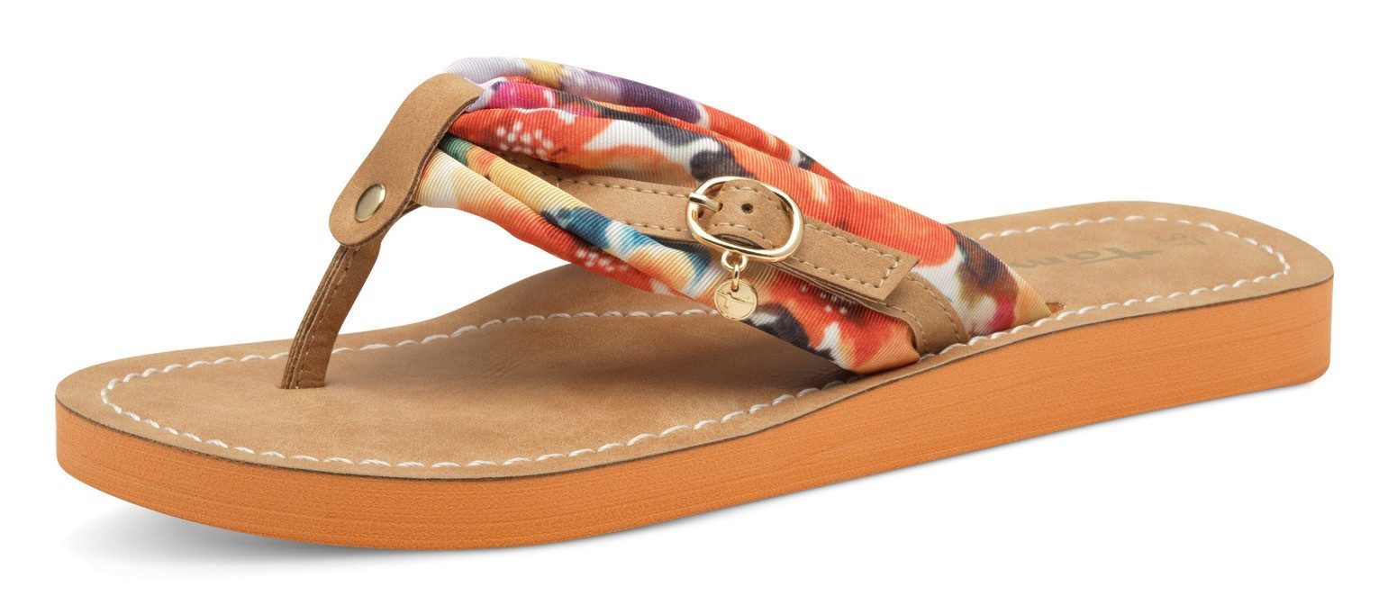 Tamaris AVRIL Zehentrenner, Sommerschuh, Flats, Schlappen günstig online kaufen