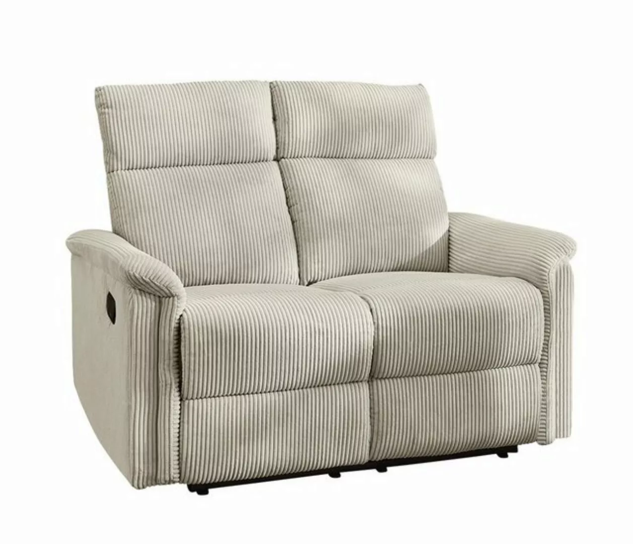 luma-home 2-Sitzer 15505, Sofa mit halbautomatischer Relaxfunktion 127 cm b günstig online kaufen