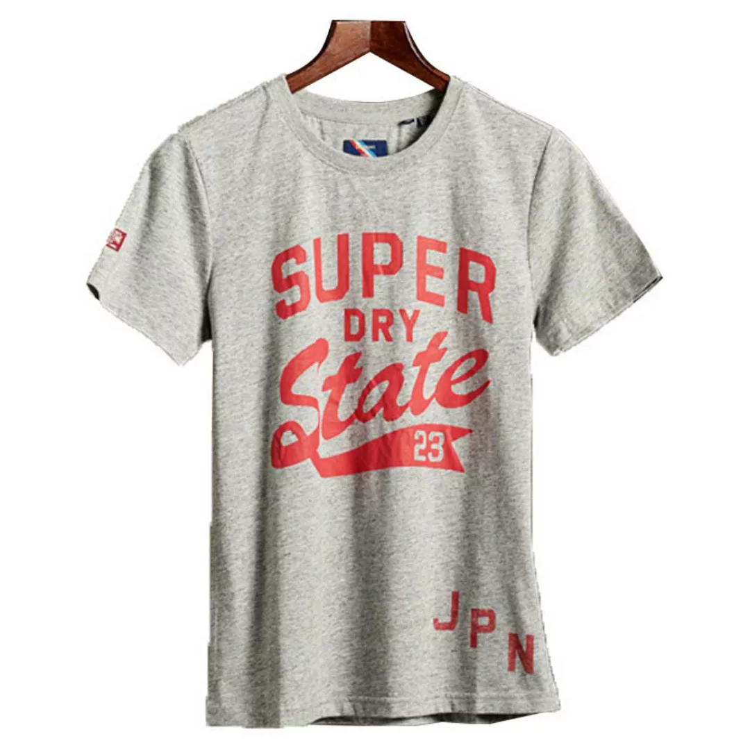 Superdry Track&field Classic Kurzarm T-shirt 2XS Soft Grey Marl günstig online kaufen