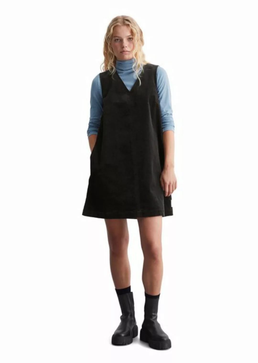 Marc O'Polo DENIM Minikleid aus elastischem Organic Cotton-Mix günstig online kaufen