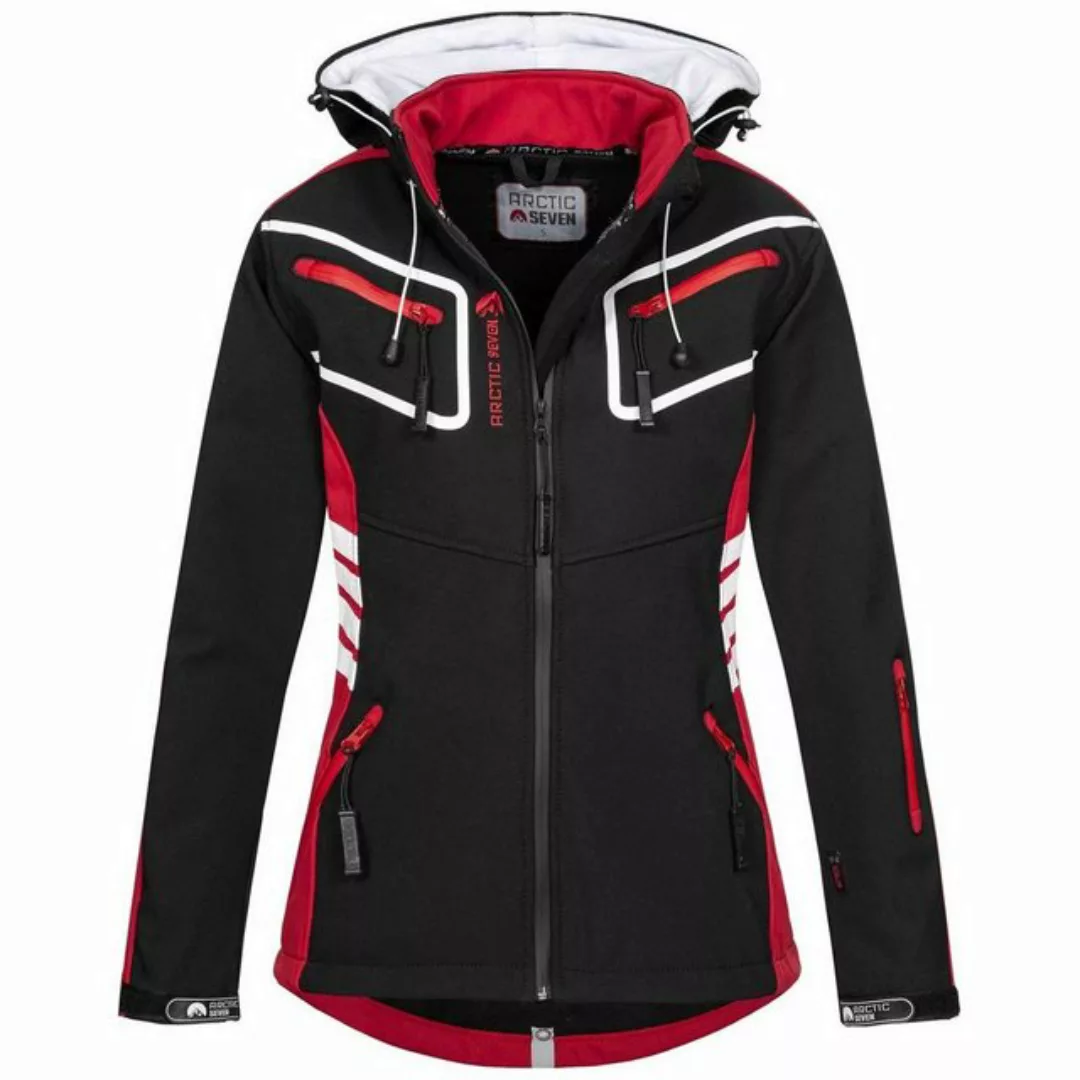 Arctic Seven Softshelljacke ASPier mit abnehmbarer Kapuze günstig online kaufen