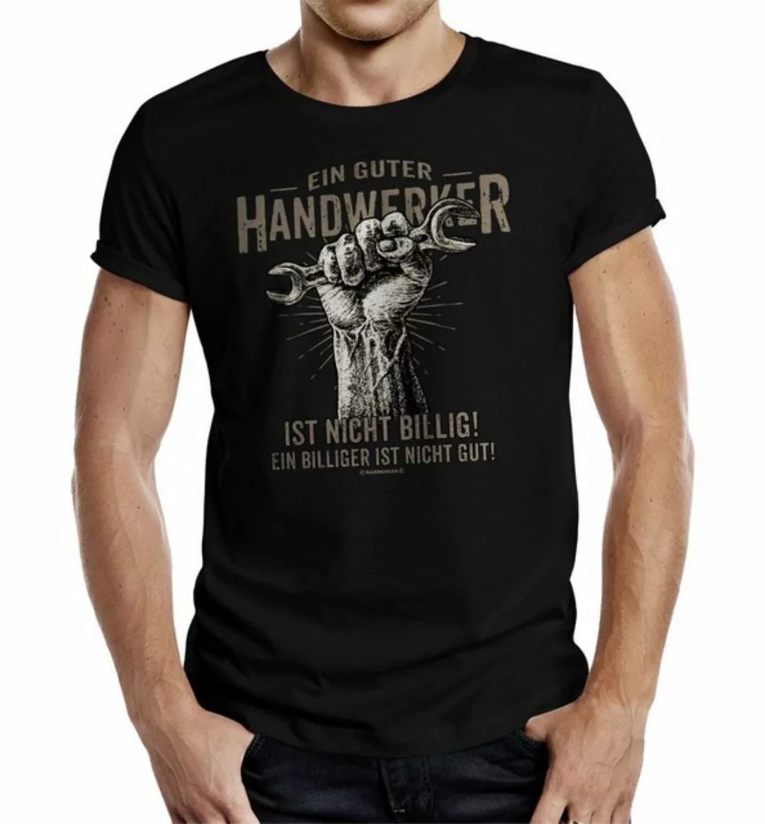 Rahmenlos T-Shirt für Handwerker - billig ist nicht gut günstig online kaufen