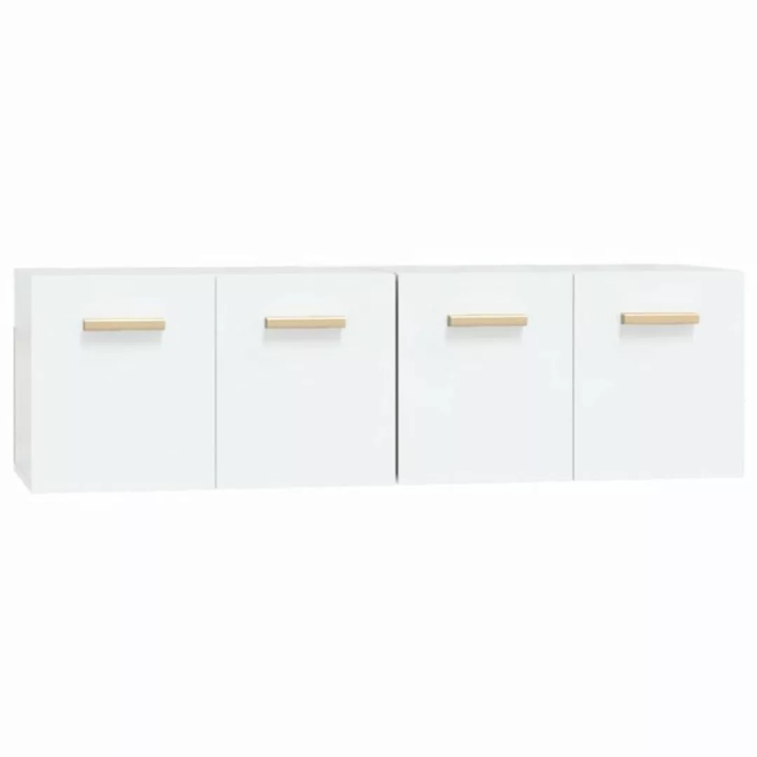 vidaXL Kleiderschrank Wandschränke 2 Stk Weiß 60x36,5x35 cm Holzwerkstoff günstig online kaufen