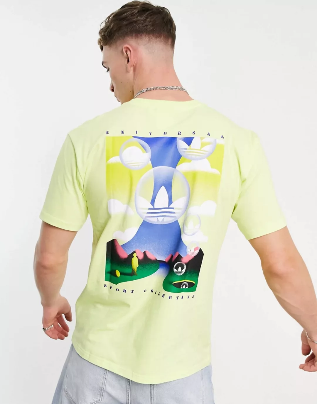 Adidas Originals Summer Box Line Kurzarm T-shirt M Pulse Yellow günstig online kaufen
