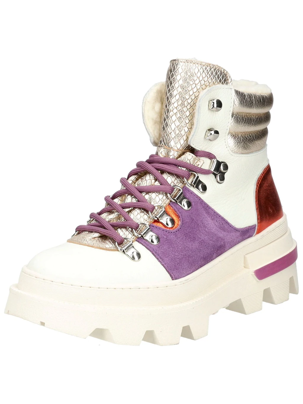 Lazamani Schnürstiefelette "Lazamani Stiefelette Leder" günstig online kaufen