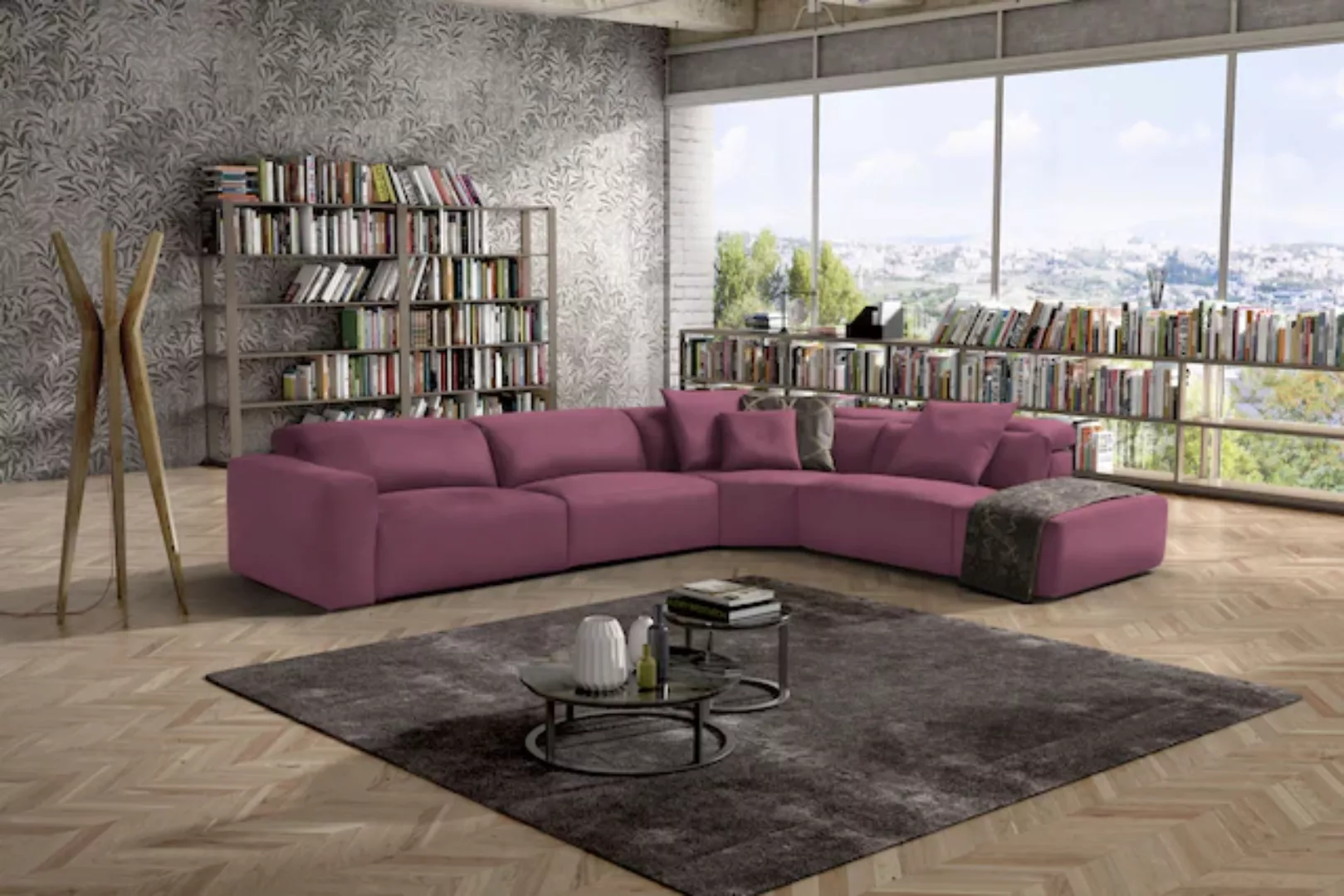 Egoitaliano Ecksofa »Beverly, extravangantes Designsofa mit erstklassigem S günstig online kaufen