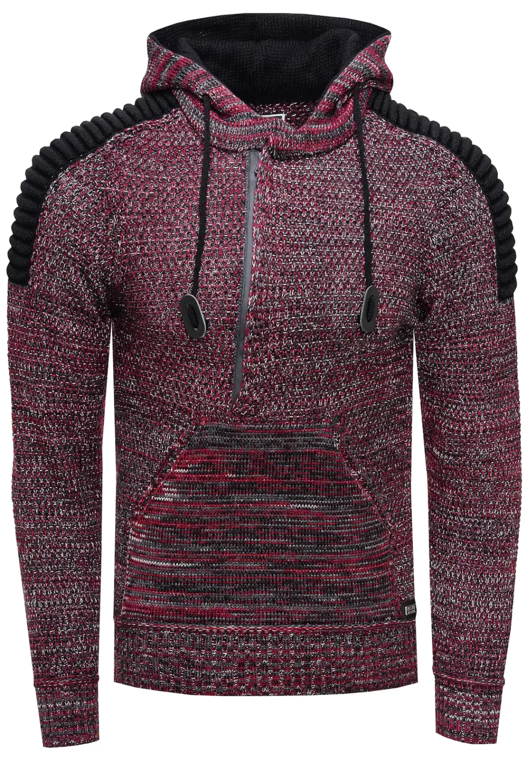 Rusty Neal Kapuzensweatshirt "Knitwear", mit praktischem Reißverschluss günstig online kaufen