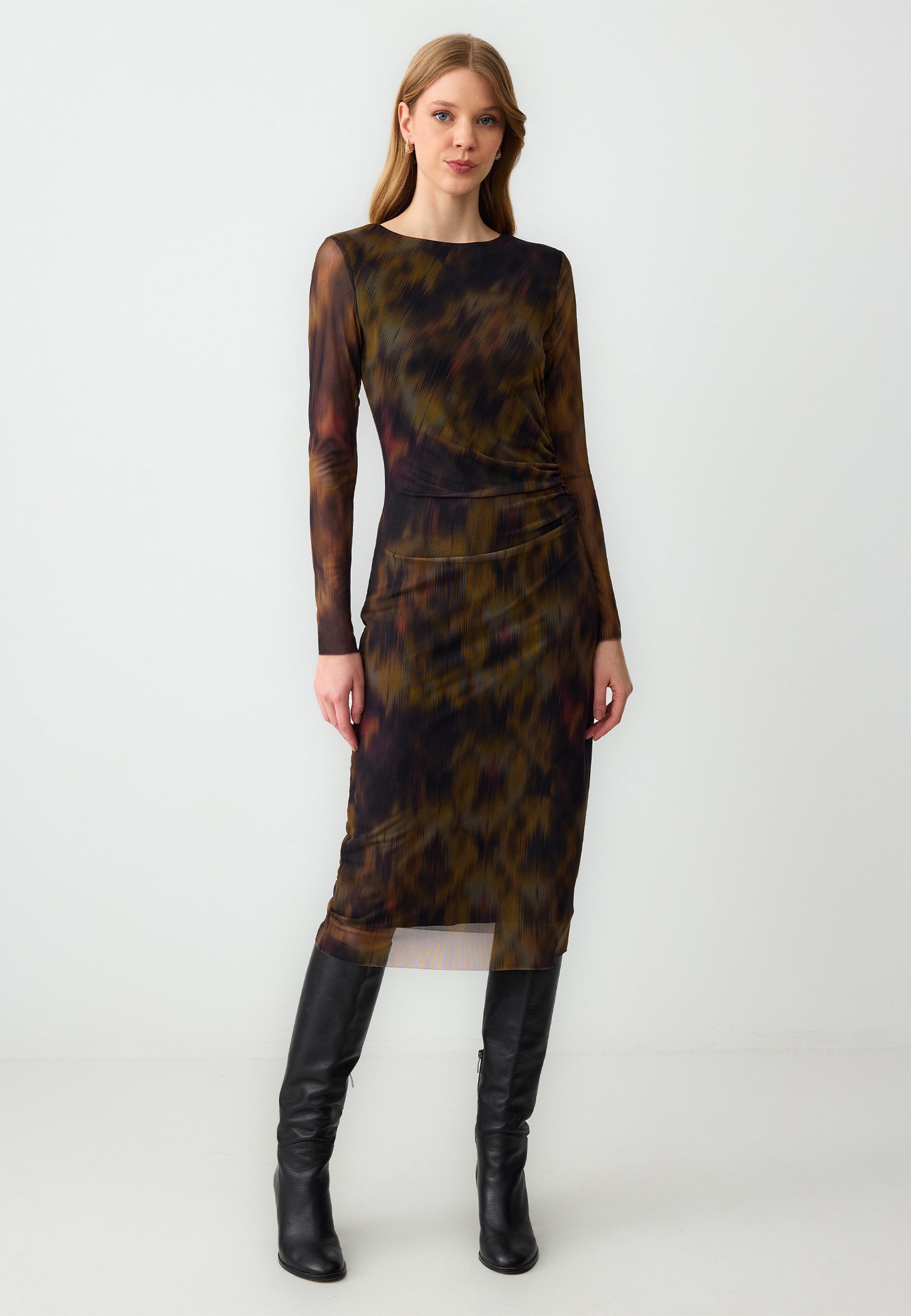 Jimmy Key Midikleid Slim Fit Midi-Strickkleid günstig online kaufen