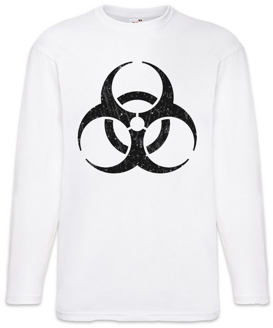 Urban Backwoods Langarmshirt Biohazard Vintage Symbol Langarm T-Shirt Big C günstig online kaufen