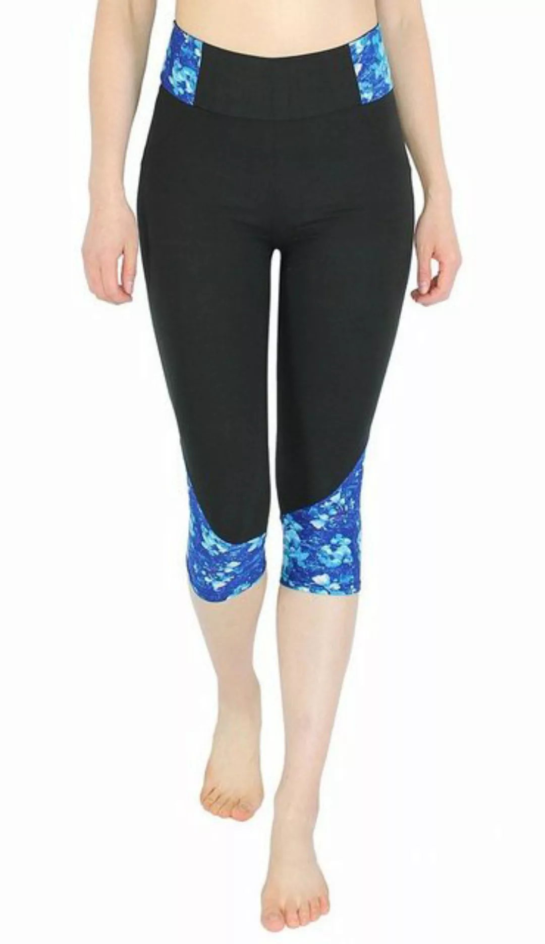 dy_mode Caprileggings Damen Capri Leggings 3/4 Fitness Hose Weiche Caprihos günstig online kaufen