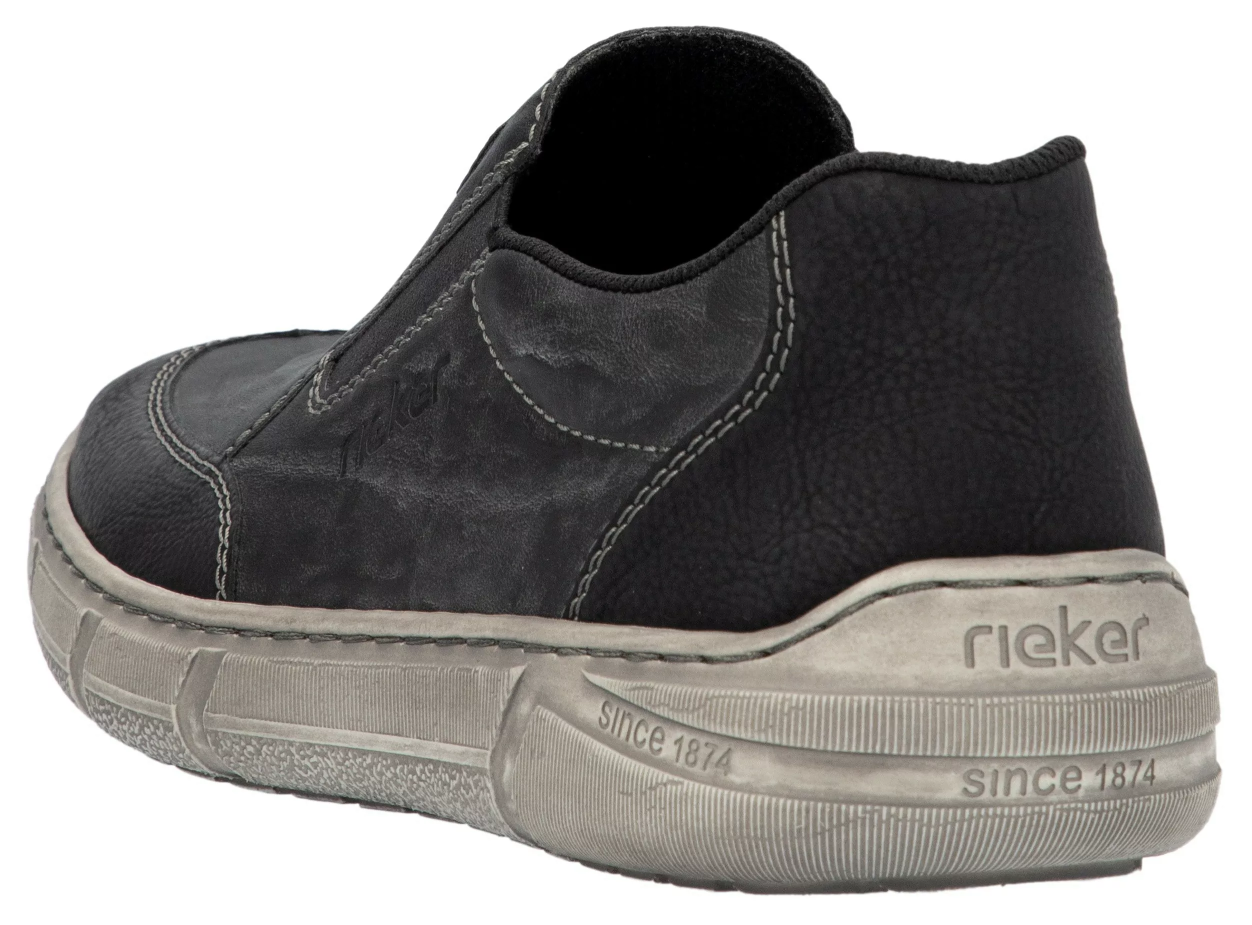 Rieker Slipper, Slip-on Sneaker, Halbschuh, Schlupfschuh mit beidseitigem G günstig online kaufen