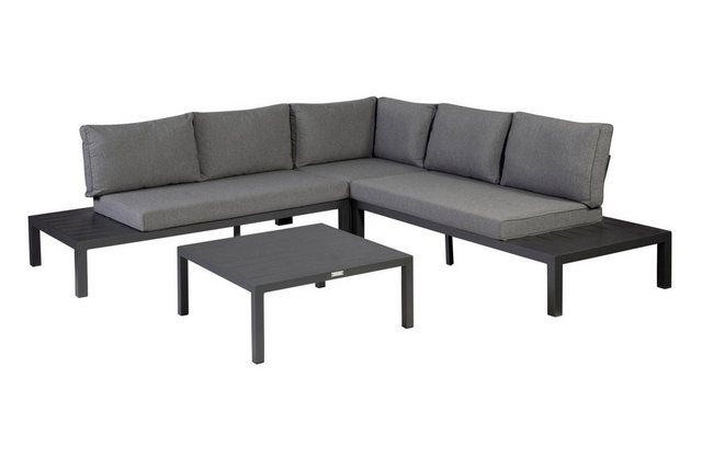 EXOTAN Gartensofa Gartenecksofa La Vida aus Aluminium, Anthrazit günstig online kaufen