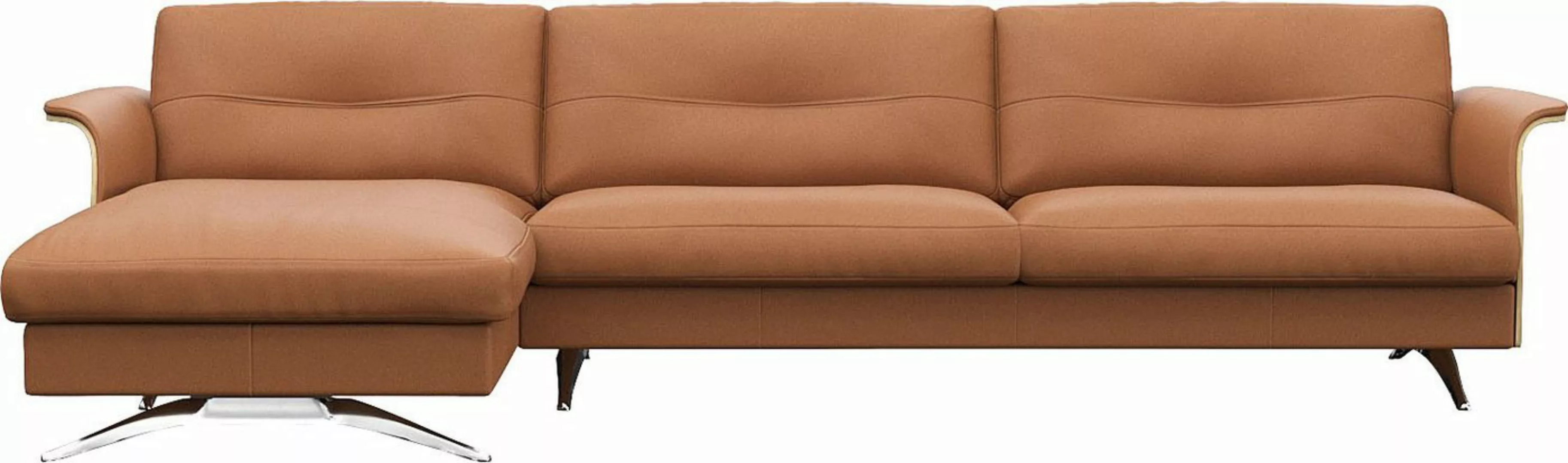 FLEXLUX Ecksofa "Glow, super bequem durch hochwertigem Sitzaufbau mit Feder günstig online kaufen