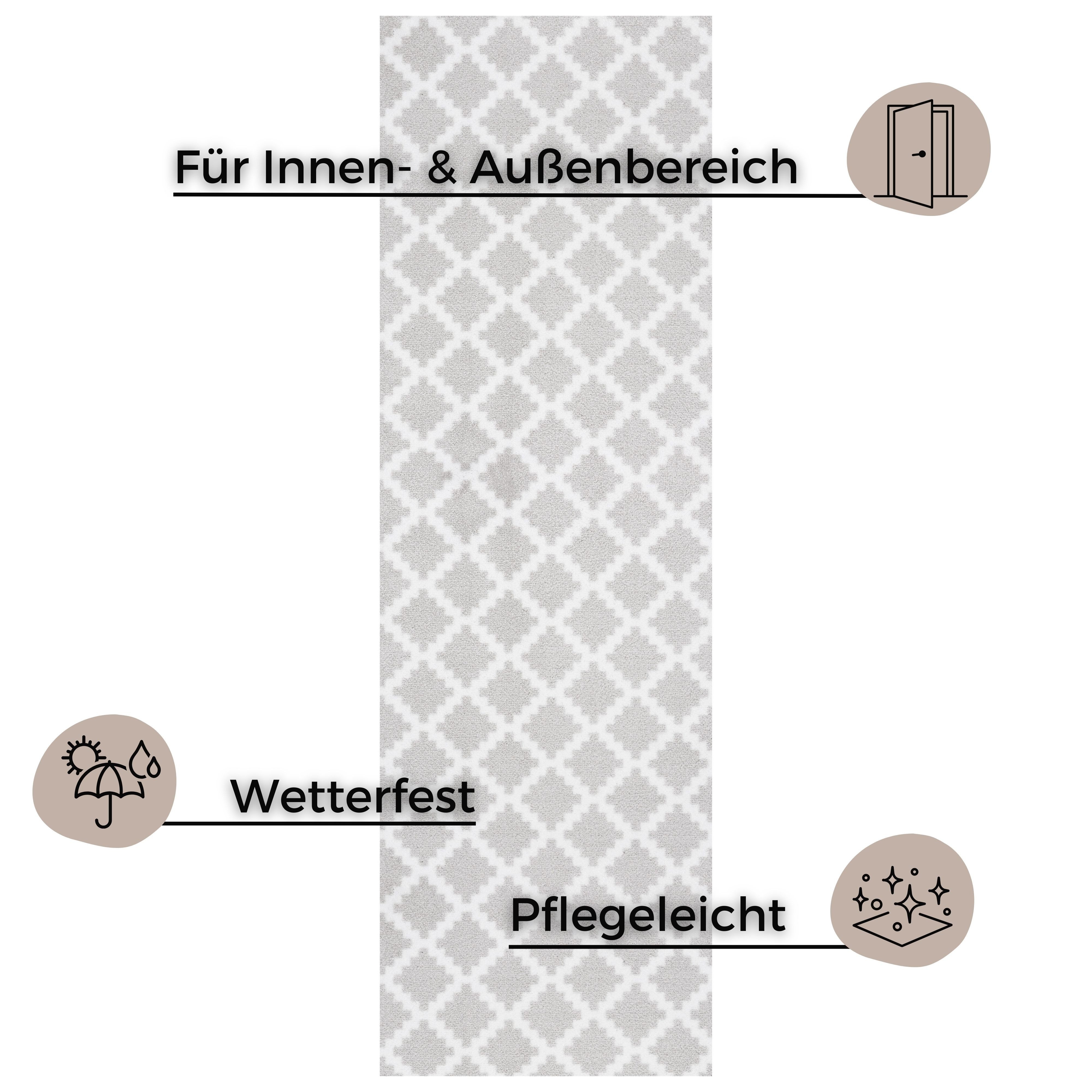 HANSE Home Fußmatte »Elegance, Türmatte«, rechteckig, 7 mm Höhe, Schmutzfan günstig online kaufen