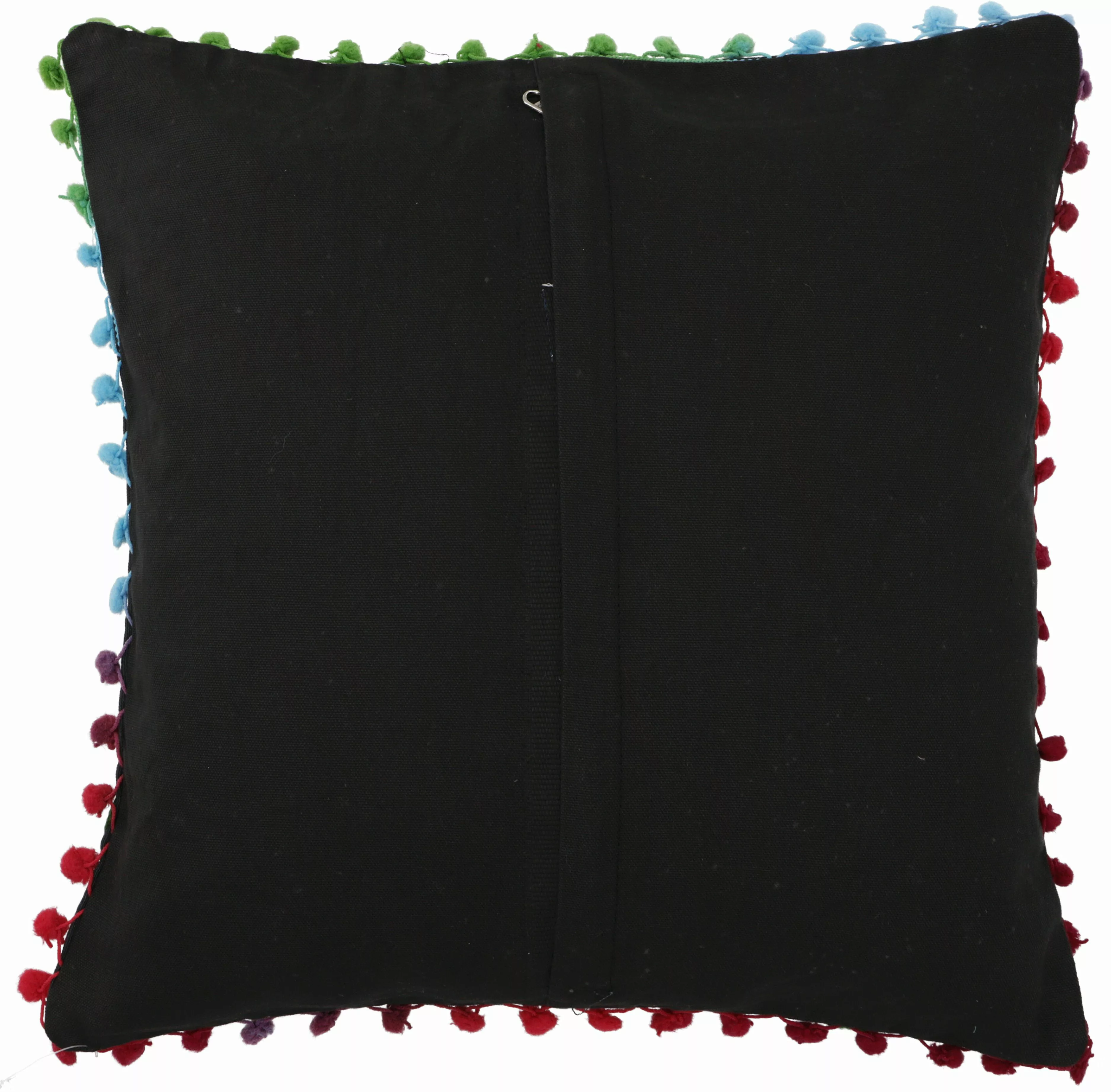 Guru-Shop Kissenbezüge Boho Kissenhülle, farbenfrohes besticktes.. günstig online kaufen