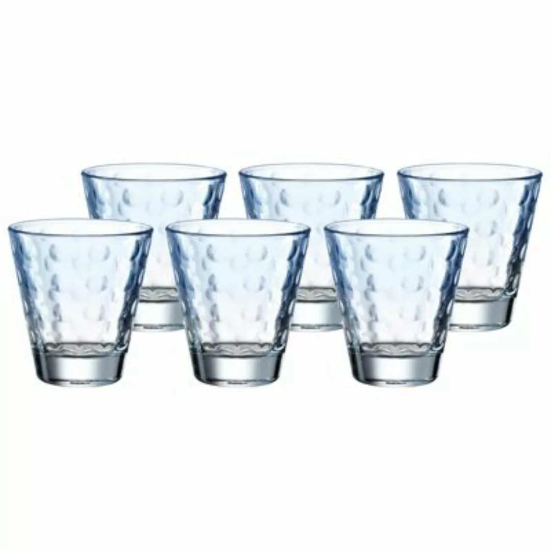 LEONARDO OPTIC Trinkglas klein 215 ml Pastell hellblau 6er Set Trinkgläser günstig online kaufen