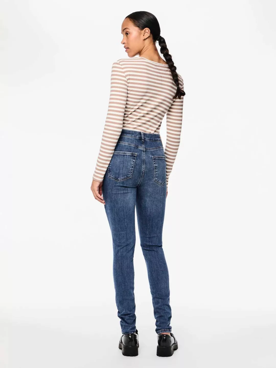 pieces Skinny-fit-Jeans PCDELLY SKN MW MB184 NOOS BC günstig online kaufen