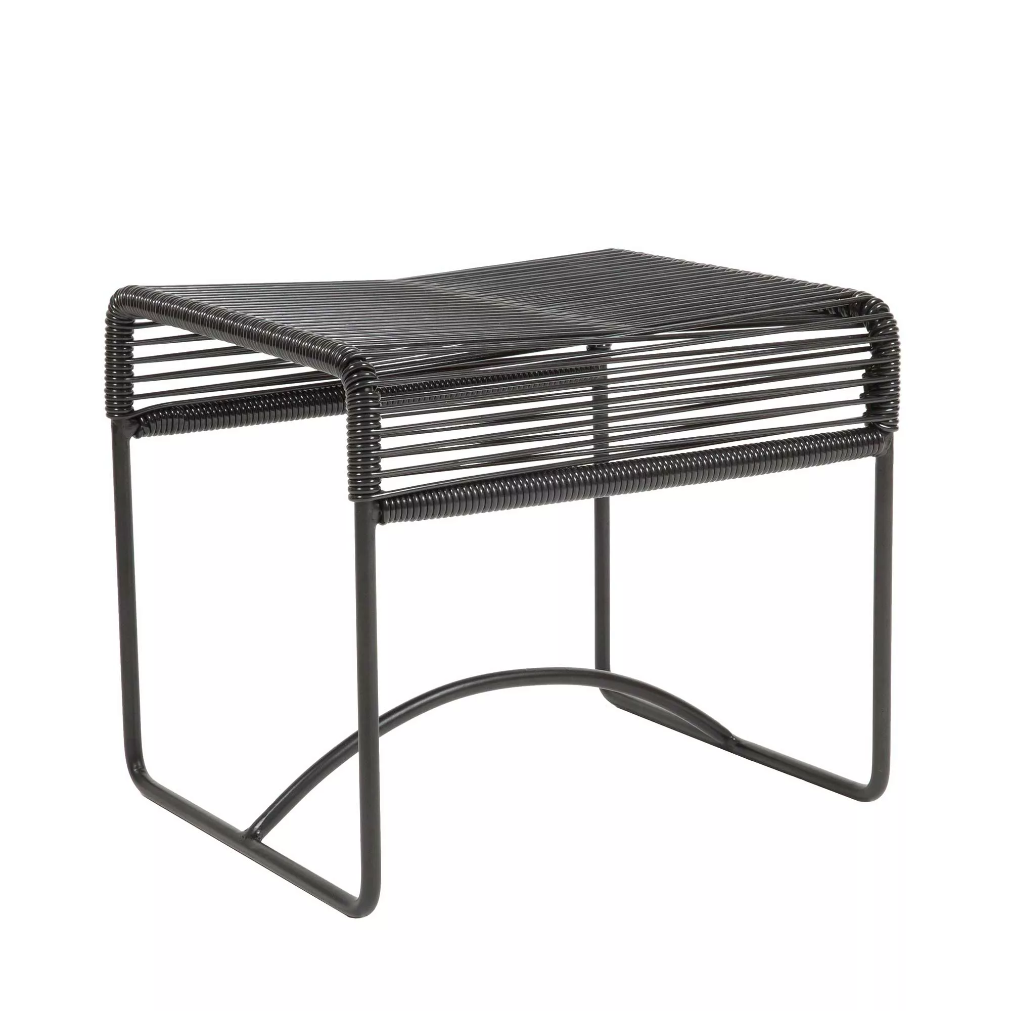 Acapulco Design - Acapulco Hocker - schwarz/Sitzfläche PVC/Gestell Stahl pu günstig online kaufen