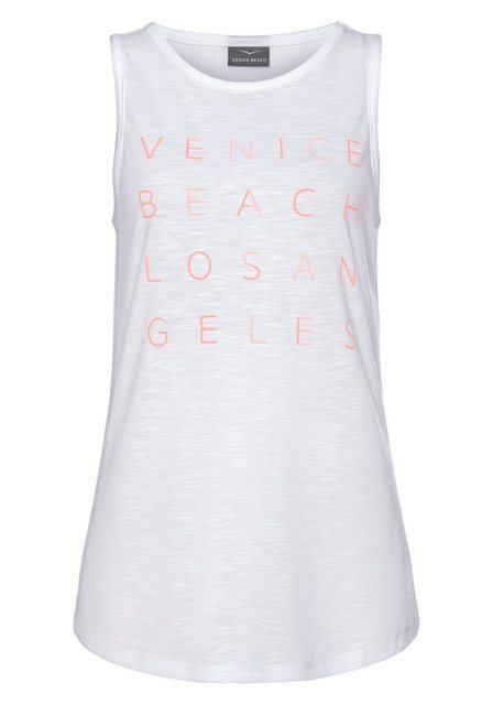 Venice Beach Tanktop mit Logoprint, Tanktop günstig online kaufen