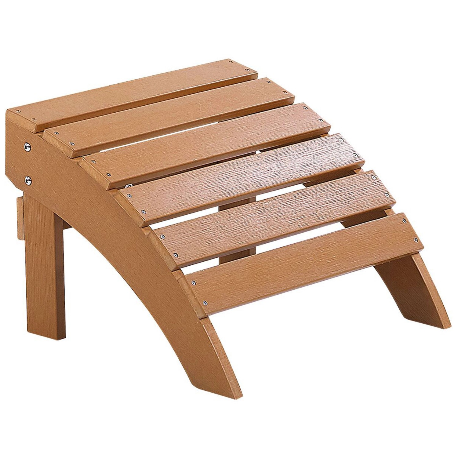 Beliani Fußhocker Heller Holzfarbton 43x50x34 günstig online kaufen
