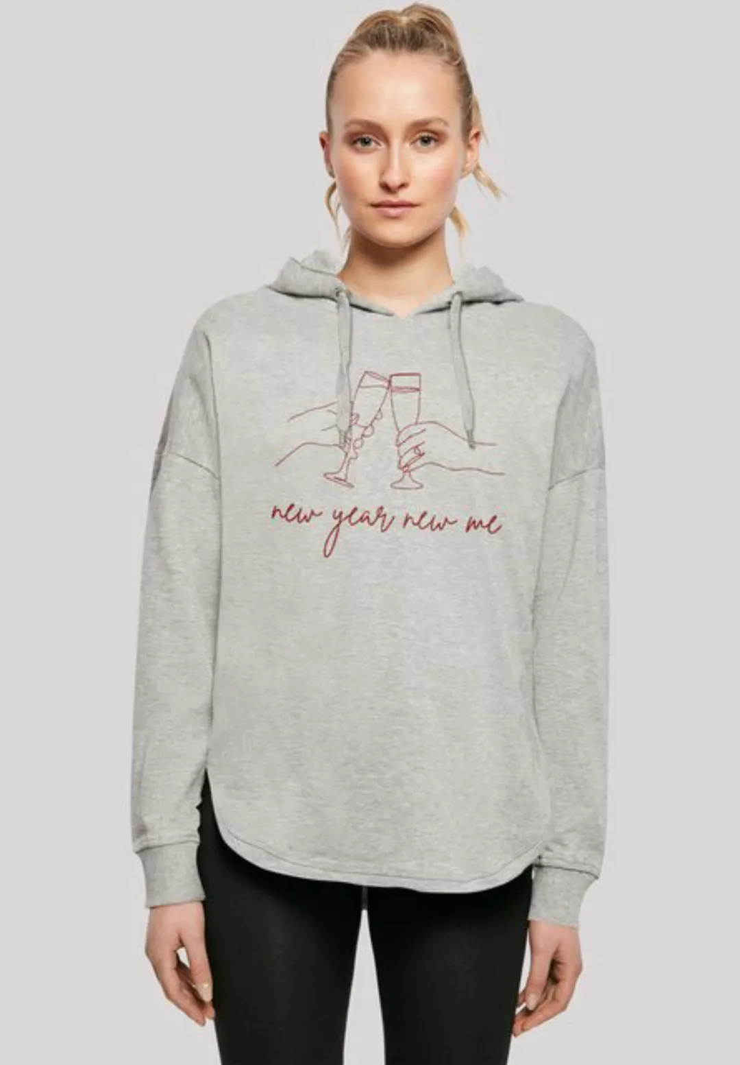 F4NT4STIC Kapuzenpullover "Silvester Party new year new me", Print günstig online kaufen